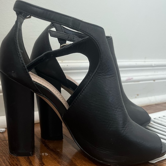 Aldo black leather heels - Picture 2 of 4